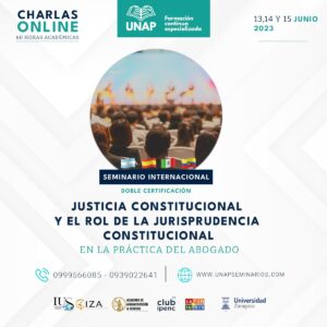 Seminario en "Justicia Constitucional" (Certificado impreso)