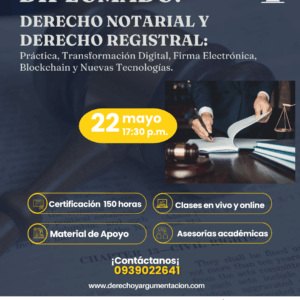 DERECHO NOTARIAL Y DERECHO REGISTRAL:  Práctica, Transformación Digital, Firma Electrónica, Blockchain y Nuevas Tecnologías