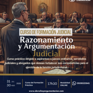 Curso de Formación Judicial: Razonamiento y Argumentación Judicial